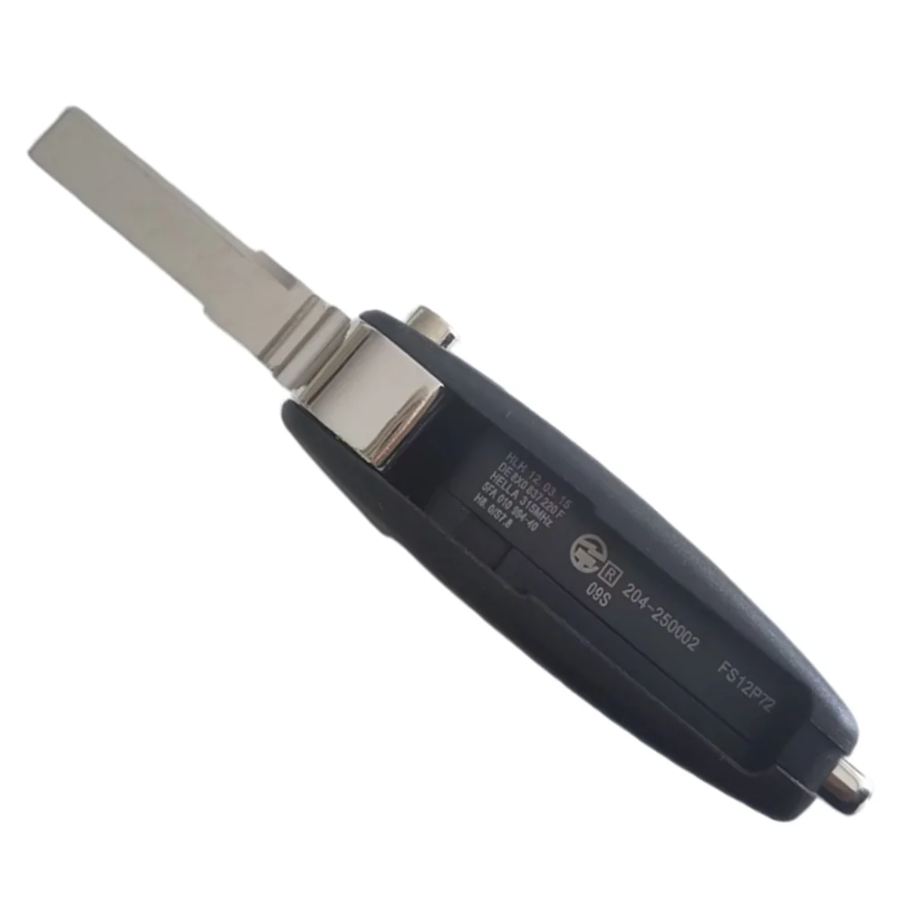 3 Buttons Auto Car Key Shell Casing Fob Repalcement Folding Flip Car Key Shell For Audi A3 Q3 with Uncut HU66 Blade
