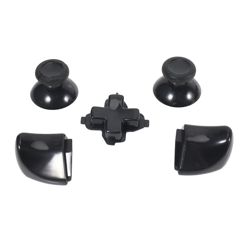 Matte Black Controller Housing Shell Full Set Faceplates Buttons For  One Controller With The 3.5 Mm Headset Jack  One C