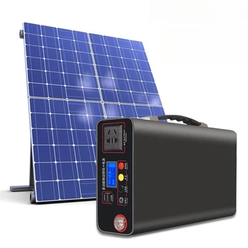 300W Portable Power Station – 220V Solar Generator with 90000mAh LiFePO4 Battery for Camping & Emergency 1