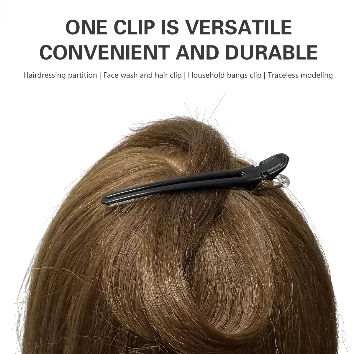 12pcs No-Trace Hairdressing Clips – Essential Styling Tools and Accessories