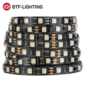 WS2814 DC12V 24V LED 스트립 조명 4 in 1 유사 SK6812 RGBW 픽셀 주소 지정 가능 WS2811 RGBWW RGBCW 5050 3 핀 LED 조명 IP30 67