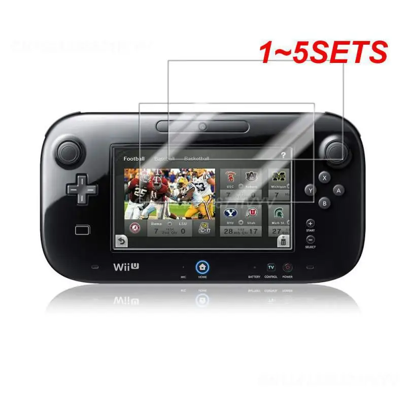 1 ~ 5Set Antigraffio Riutilizzabile Materiale Altamente Trasparente Wii Per Wii U Wii U Screen Game Board Accessori
