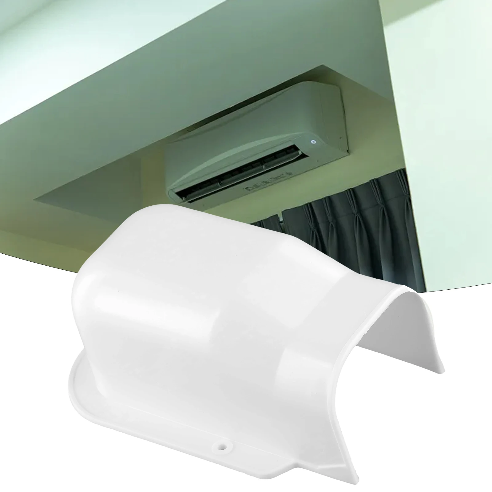 

Coupling Easy To Install End Cap Cover Indoor Connection Lines PVC Wall Cap Wall Entry Cap Weather Resistance White