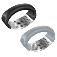 Manual Garlic Chopper Stainless Steel Garlic Mincer Curve Garlic Press Crusher for Fruit Vegetable Kitchen Gadget Accessories 2