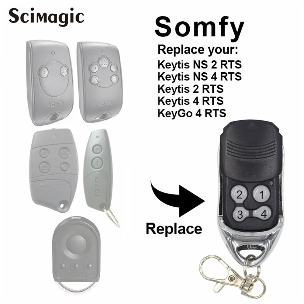 Télécommande SOMFY KEYTIS 4RTS