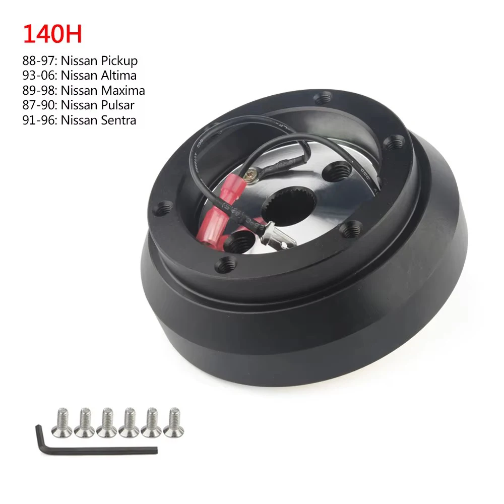 140H Racing Steering Wheel Short Hub Adapter Nissan 200sx 300zx Tita Pickup Altima Maxima Pulsar Sentra steering wheel adapter