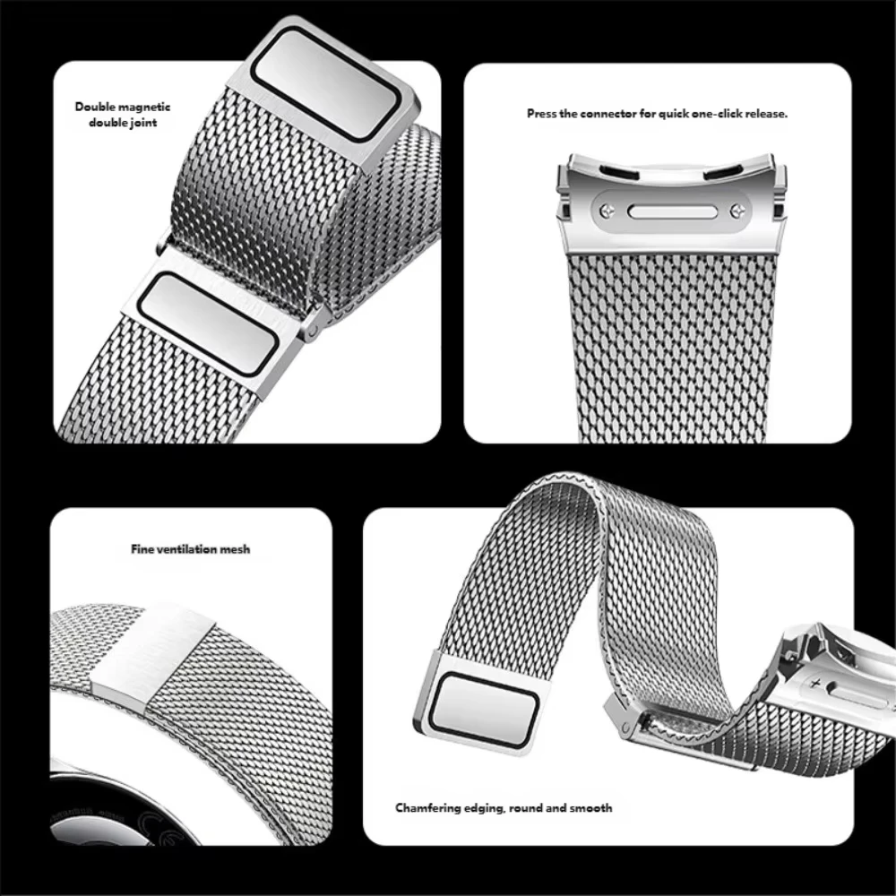 Luxury Stainless Steel Magnetic Strap