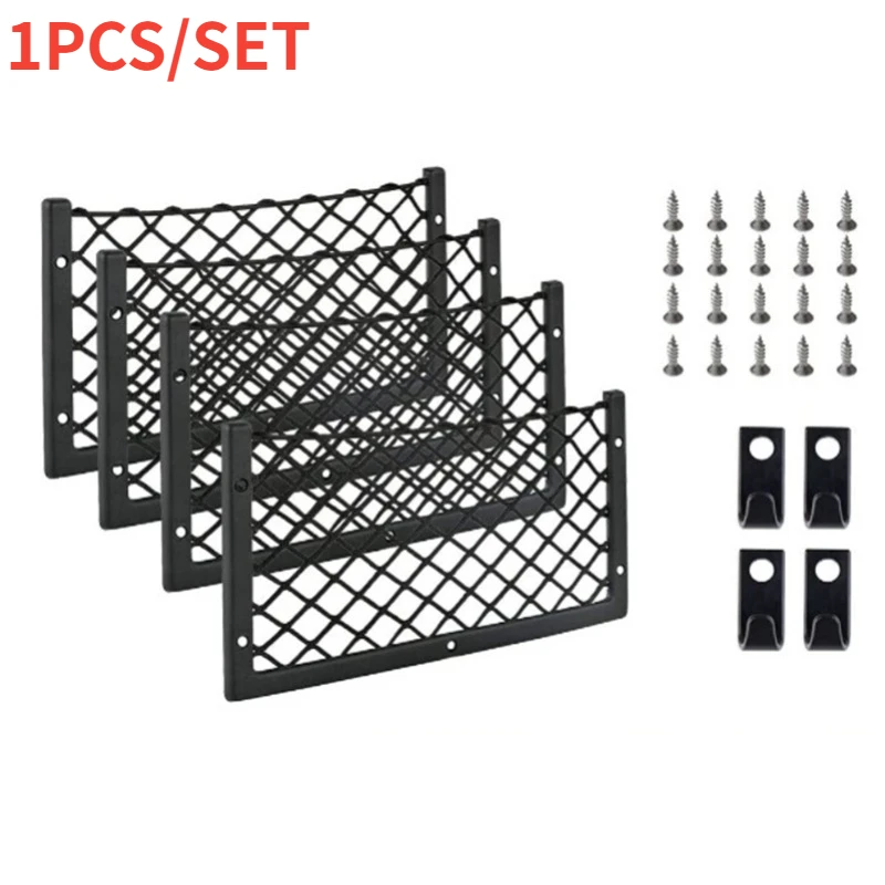 Large Elastic Net Storage Organizer Cargo Mesh Nets Magazine Holder