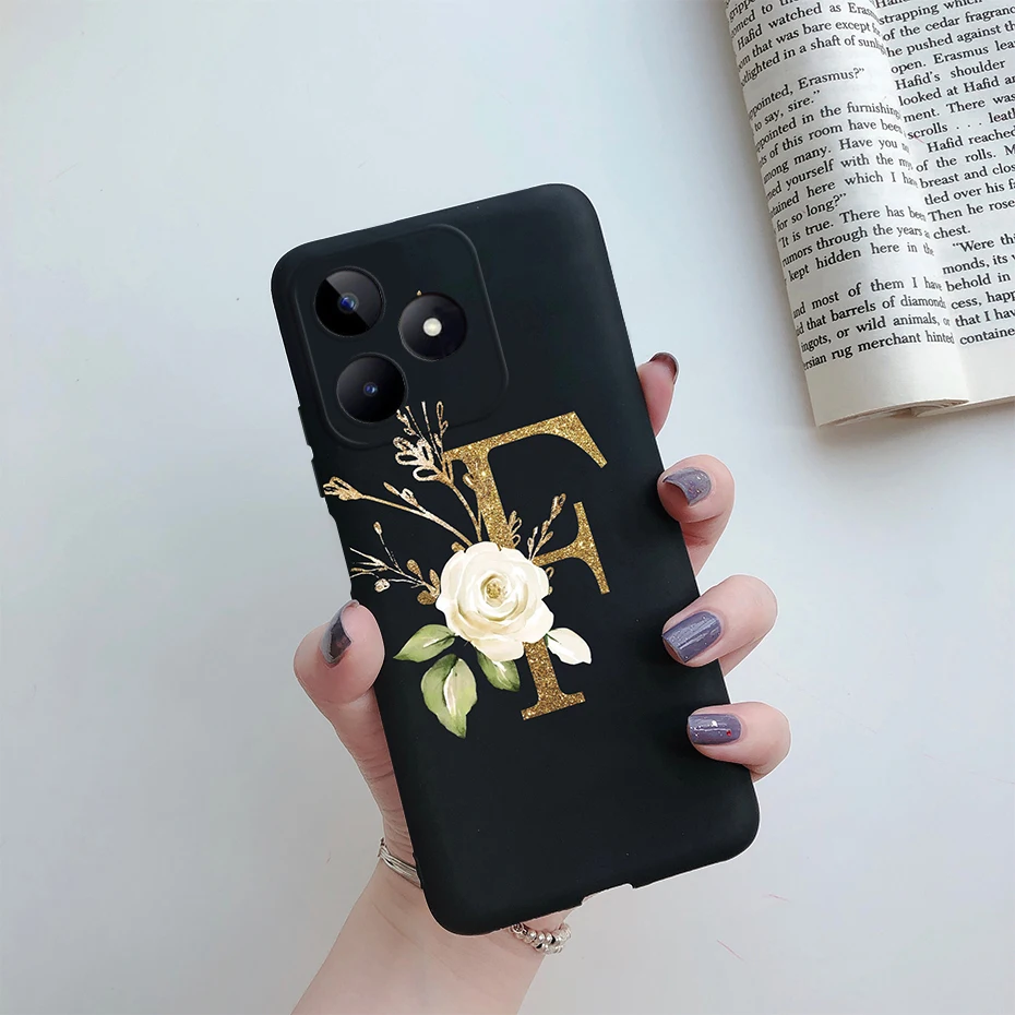 Soft Silicone Cute Letters Phone Case - Stylish Protective Cover