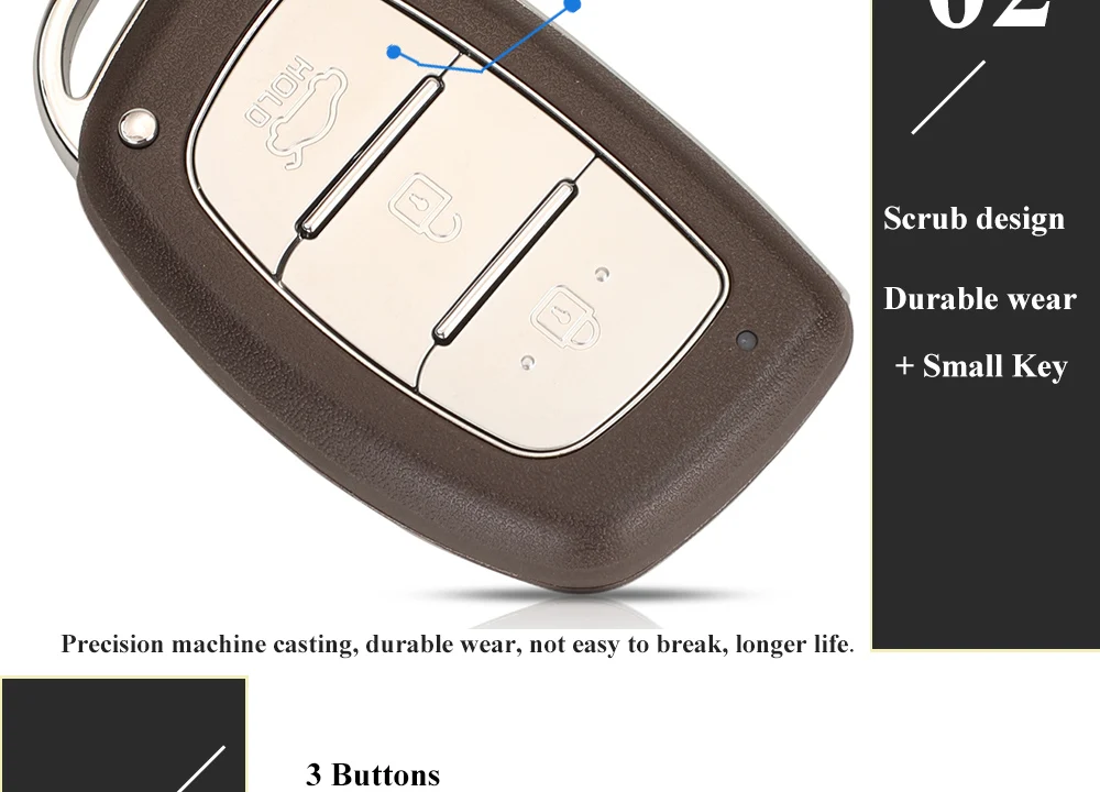 Keyforkess Shell chiave a distanza per Auto per Hyundai Ioniq Tucson IX35 ELANTRA SOLARIS I30 3 pulsanti Flip pieghevole custodia chiave automatica 15 Keyforkess Shell chiave a distanza per Auto per Hyundai Ioniq Tucson IX35 ELANTRA SOLARIS I30 3 pulsanti Flip pieghevole custodia chiave automatica -