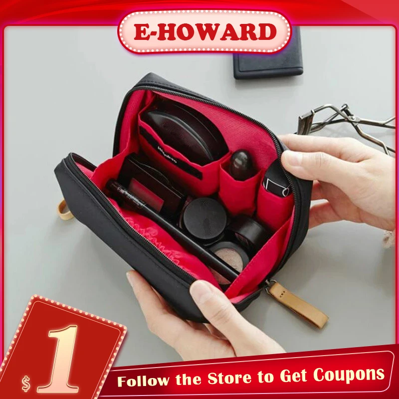 Simple Solid Color Cosmetic Bag for Women 2022 New Makeup Pouch Toiletry Waterproof Make Up Purses Case Hot Dropshipping | Багаж и сумки