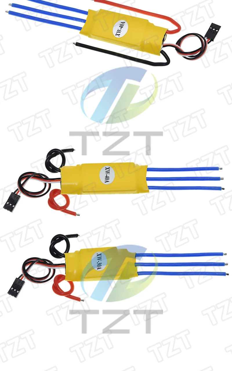 TZT HW30A 30A ESC Bürstenloser Motor-Drehzahlregler RC BEC ESC T-Rex F450 Hubschrauber Boot – Detail 5
