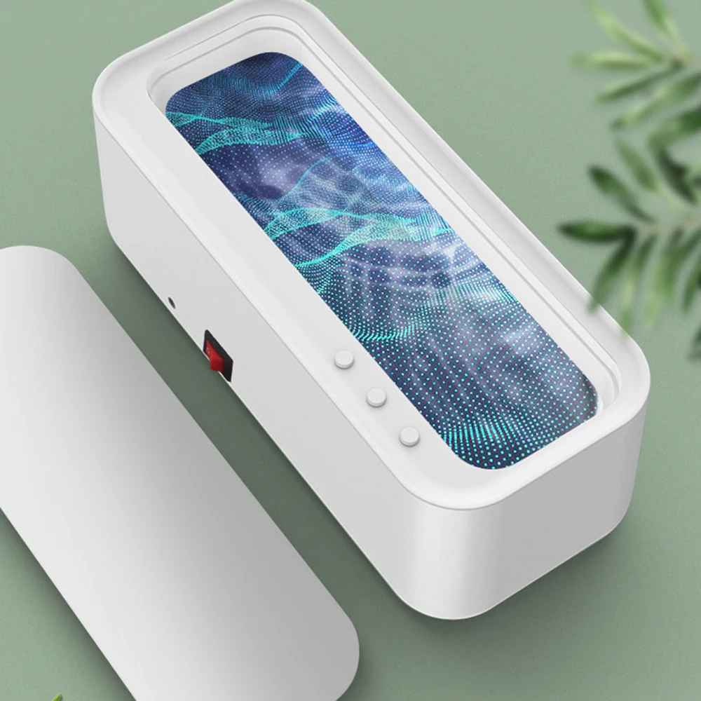 새로운 초음파 청소 기계 콘택트 렌즈 정적 USB 홈 쥬얼리 시계 청소 유물