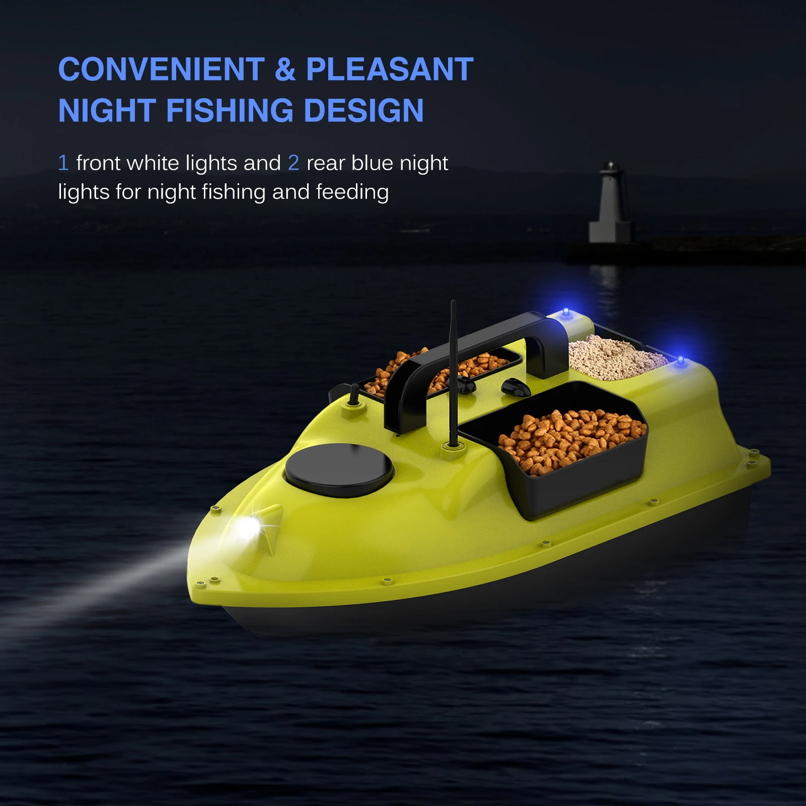 Appâts de pêche bateau GPS bateau appâts de pêche télécoande