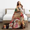 Customized Blanket with Photo Text Customized Blanket Adult Children's Birthday Christmas Halloween Personalized Flannel Blanket 3