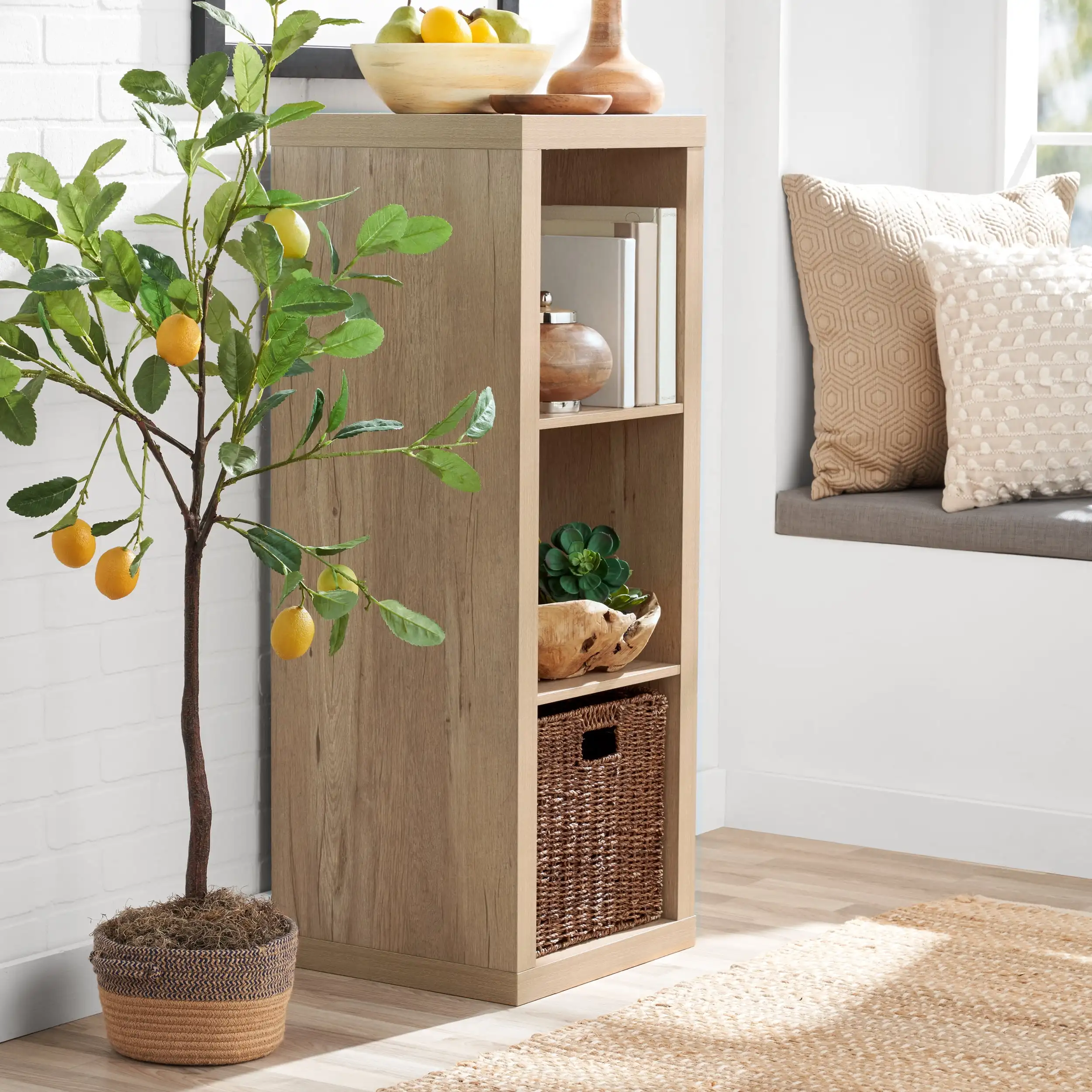 

Better Homes & Gardens 3-Cube Storage Organizer, Natural