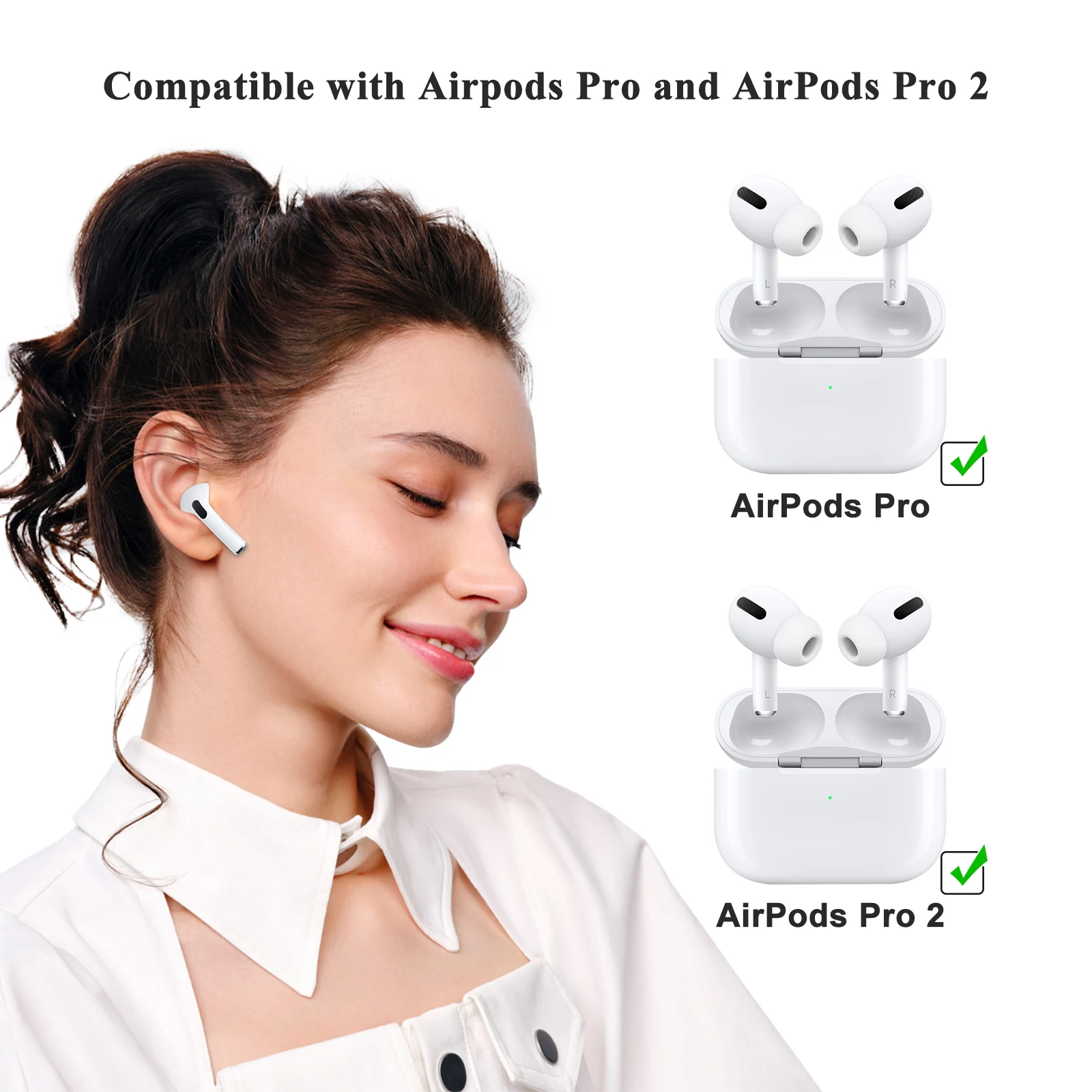 6 PCS Silicone Ear Tips - Noise Reduction Protective Covers
