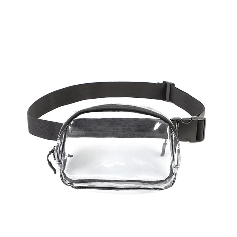 

1 PCS Portable Transparent Waist Bag Waterproof PVC Jelly Cross-body Bag Outdoor Fashion Sports Leisure Cell Phone Storage Bag