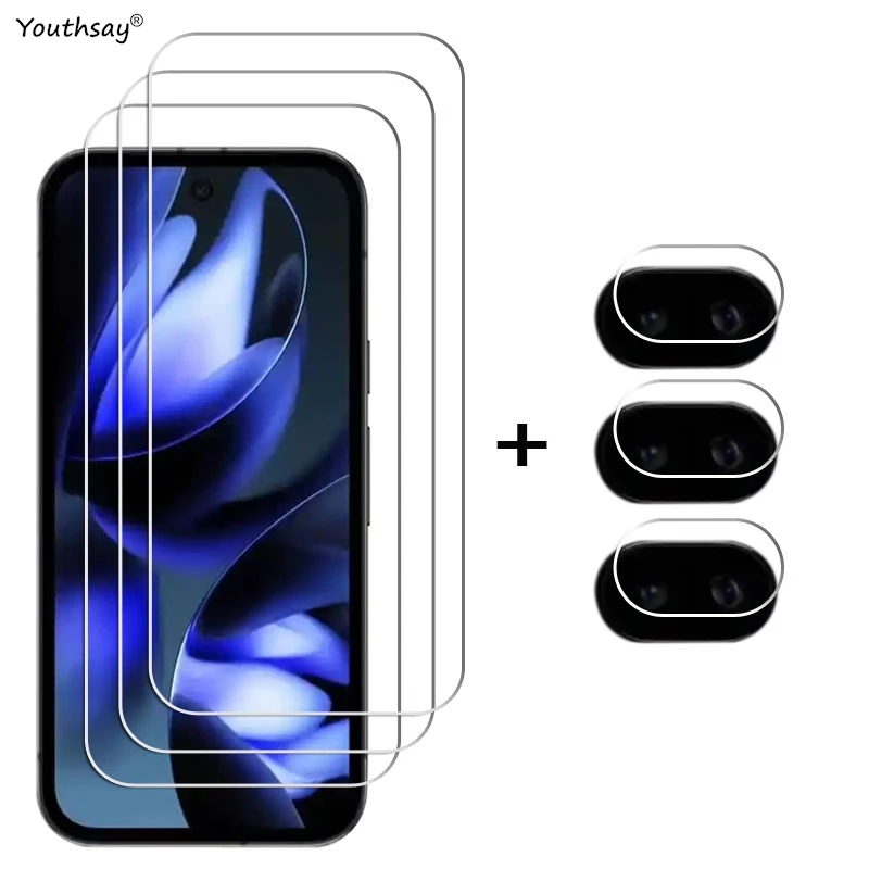 6-in-1 Tempered Glass Screen and Lens Protector Set - HD Protective Film
