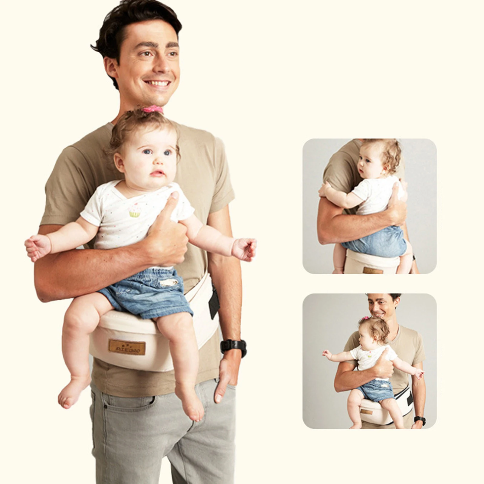 Hip Seat Baby Carrier Labor Saving Portable Breathable for Newborn Toddlers Boys Girls Infants Shopping baby carrier