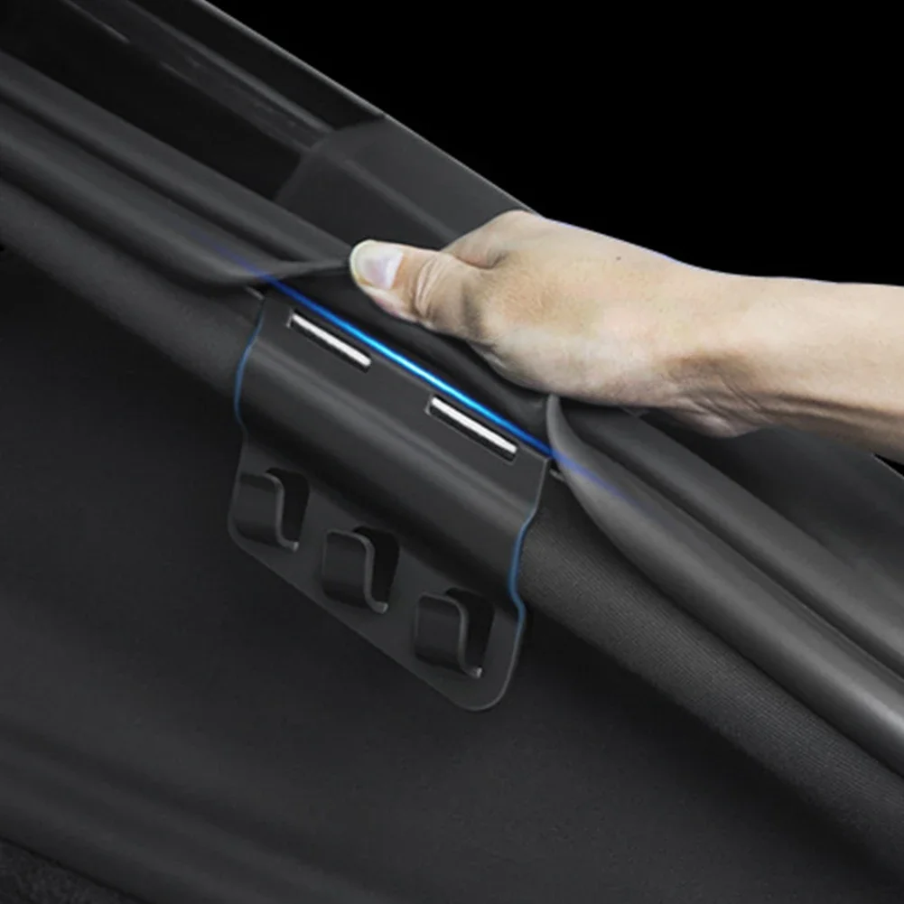 Efficient Space-Saving Vehicle Trunk Organizer and Grocery Bag Holder