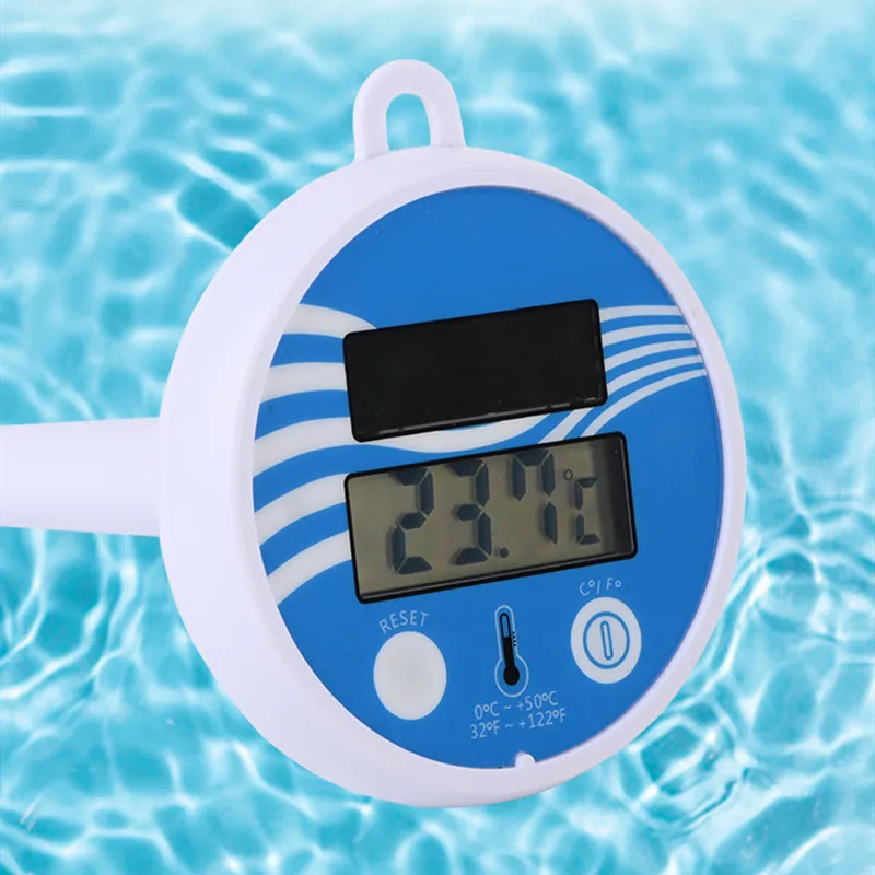 Floating Digital Pool Thermometer Solar Powered Outdoor Pool