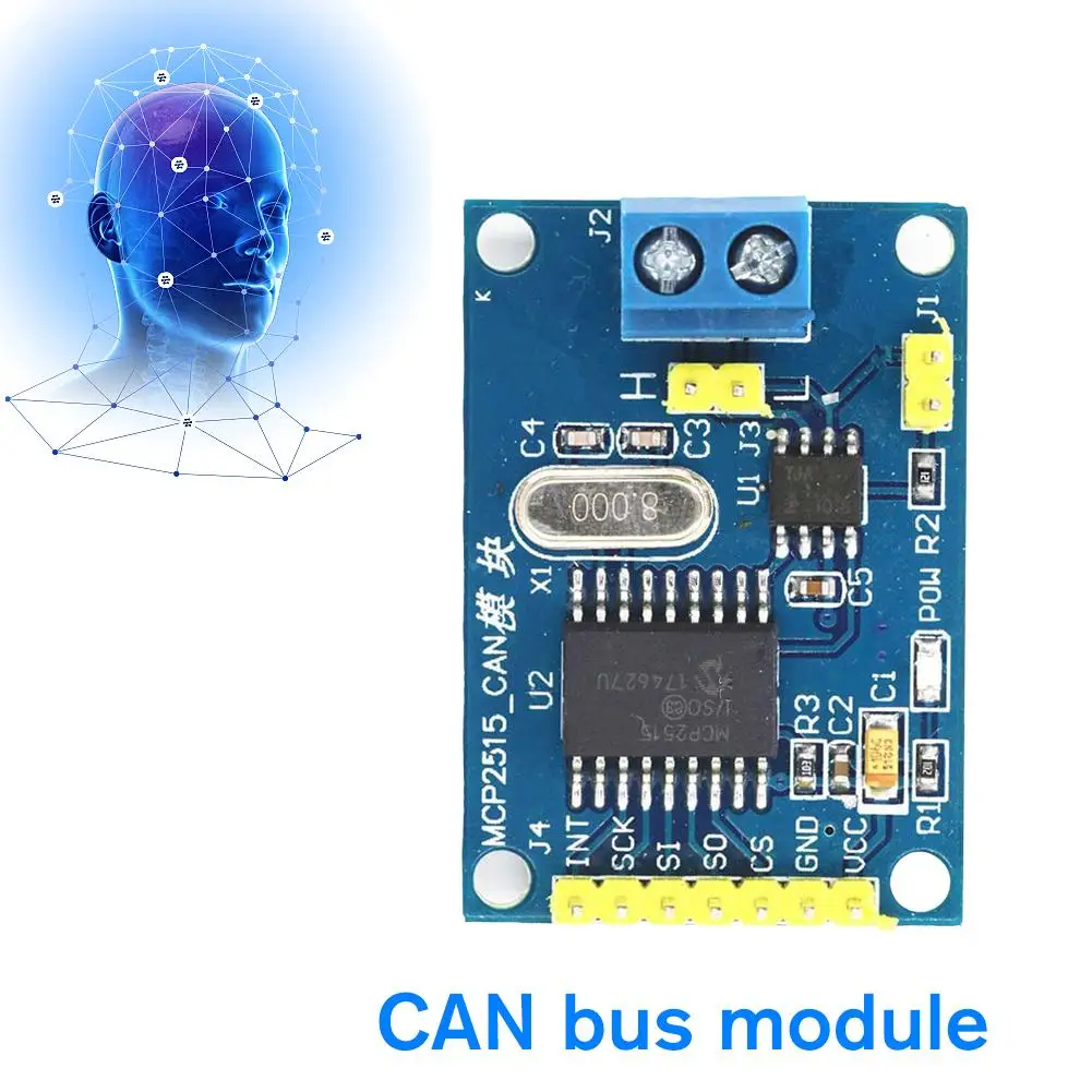 

Для Arduno Mcp2515 Can Bus модуль Tja1050 приемник Spi шина Модуль Can 5 В Модуль Can Mcp2515 V2.0b O9r5