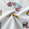 Jumping Meters 2-7T Boys T Shirts With Cartoon Cars Print Short Sleeve Summer Baby Clothing Fashion Baby Shirts Tops Kids Wear 6