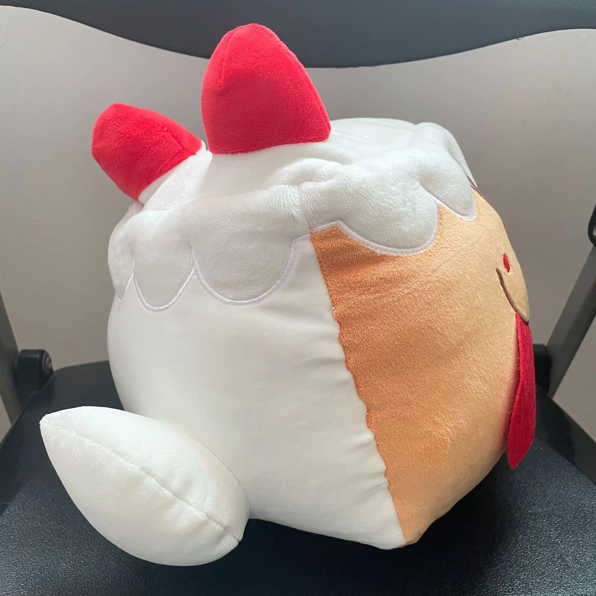 25cm 쿠키런 킹덤 케이크 하운즈 봉제인형 장난감 애니메이션 와일드 케이크 도그 봉제 장 베개 생일 선물
