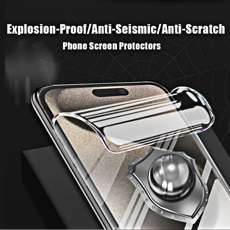 Hydrogel Soft Clear Film Screen Protector - 4 Pack