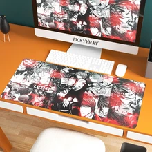 Death Note Speed Locking Edge Large Natural Rubber Mouse Pad Waterproof Game Desk Mousepad Keyboard Mat For Warcraft Dota LOL