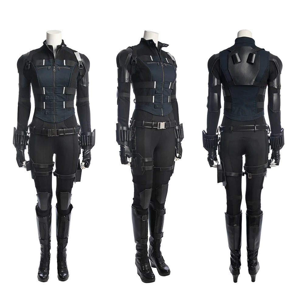 Black Ops Catsuit with Belt and Holsters main image 1