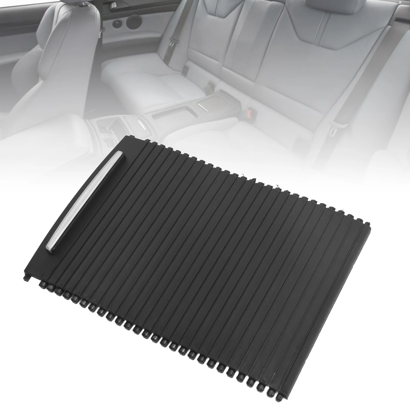 자동차 후면 센터 콘솔 롤러 블라인드 51166963913 콘솔 컵 홀더 슬라이드 커..