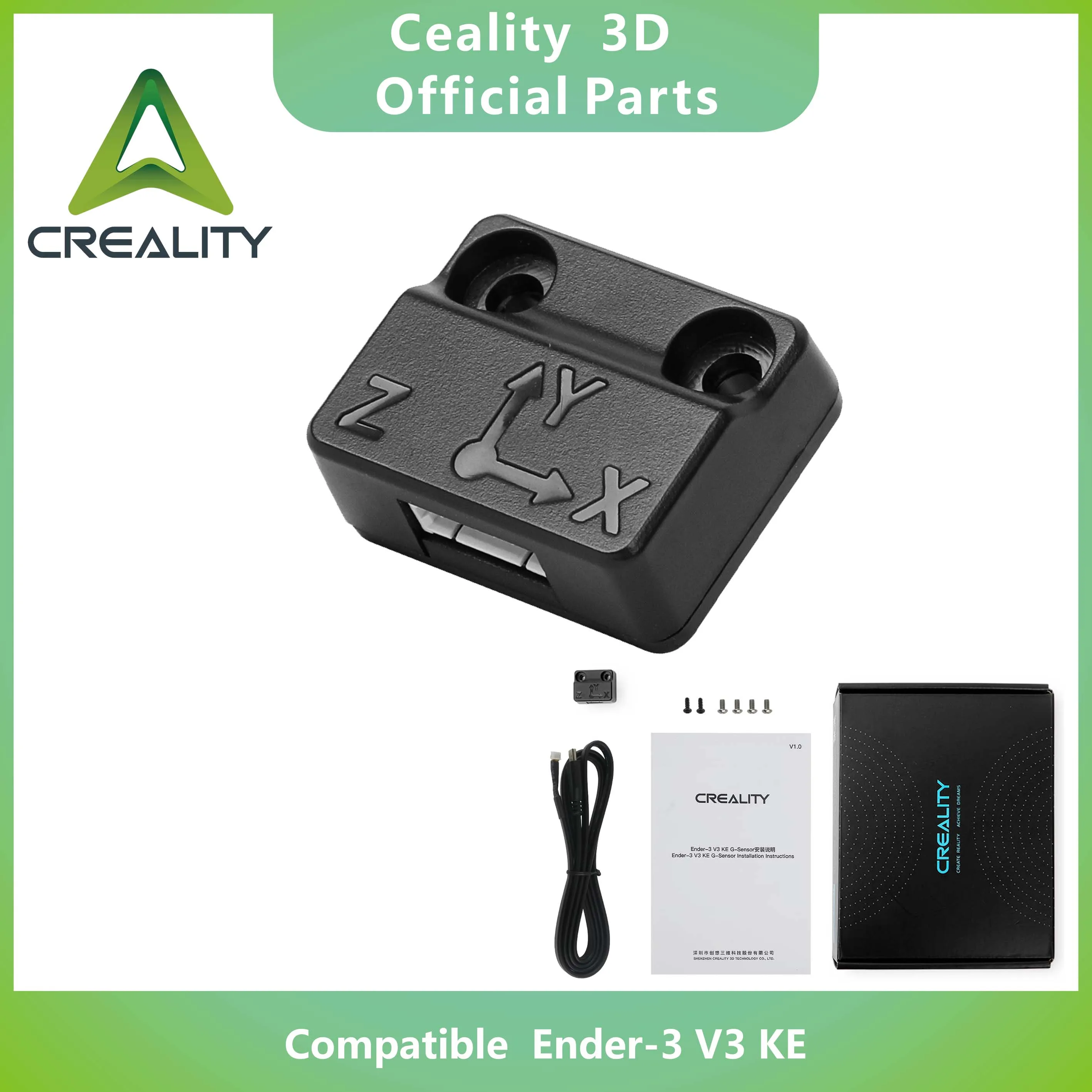 Creality 진동 보상 센서, Ender-3 V3 KE용, 정밀 감지 제어, 울림 감소, ADXL345