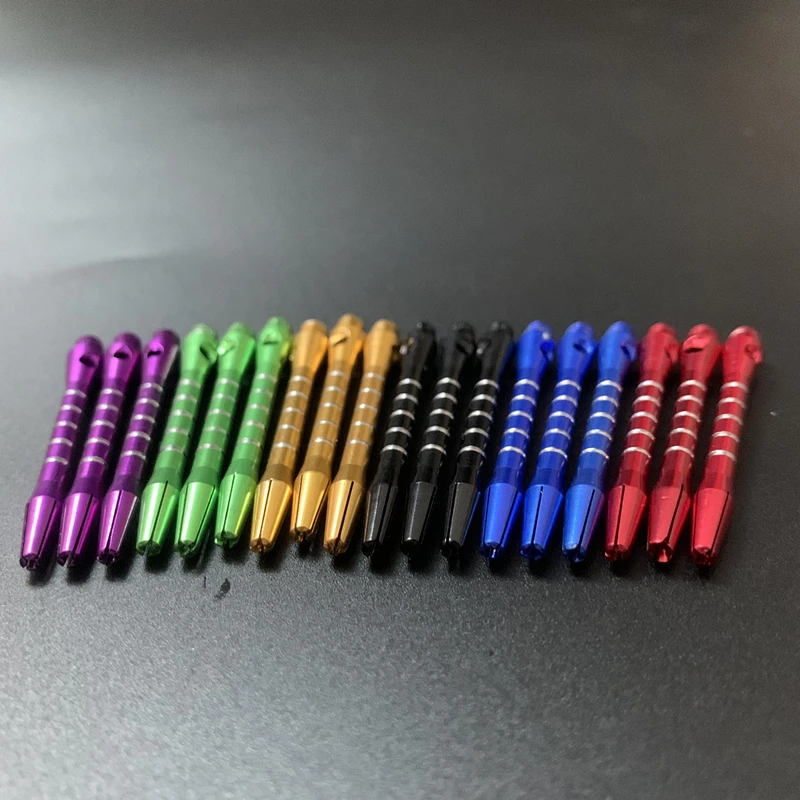 Metal Darts 6 pcs 48mm/1.89inch Aluminum Rod 6 Colors