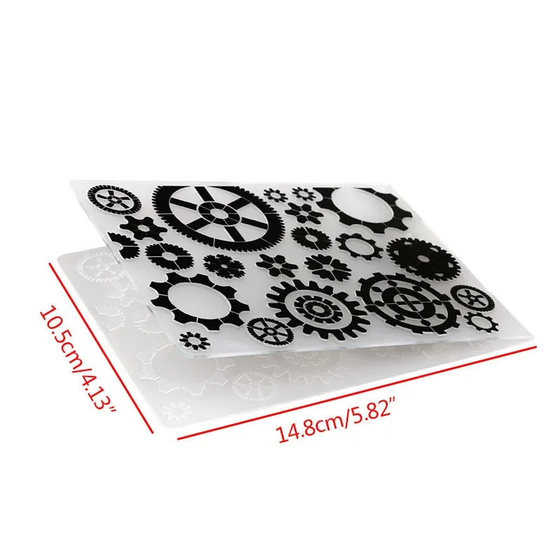 Heart Flower Lace Leaves Plastic Embossing Folder for Scrapbooking Album Decoration DIY Paper Birthday Card Making plastic embossing folder