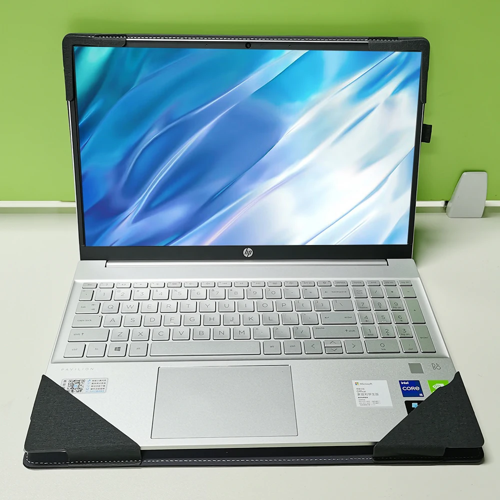 Capa Protetora de Couro pu para Laptop hp Estojo para hp Probook 455 G10 Série g8 156 Polegadas 2023 Probook 450 g9 Laptop Sleeve Presente