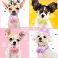 50pcs New Lace Dog Bow Tie Fashion Cute Bulk Small Dog Cat Bowties Collar Small Dog Cat Grooming Accessories For Small Dogs Pets 2