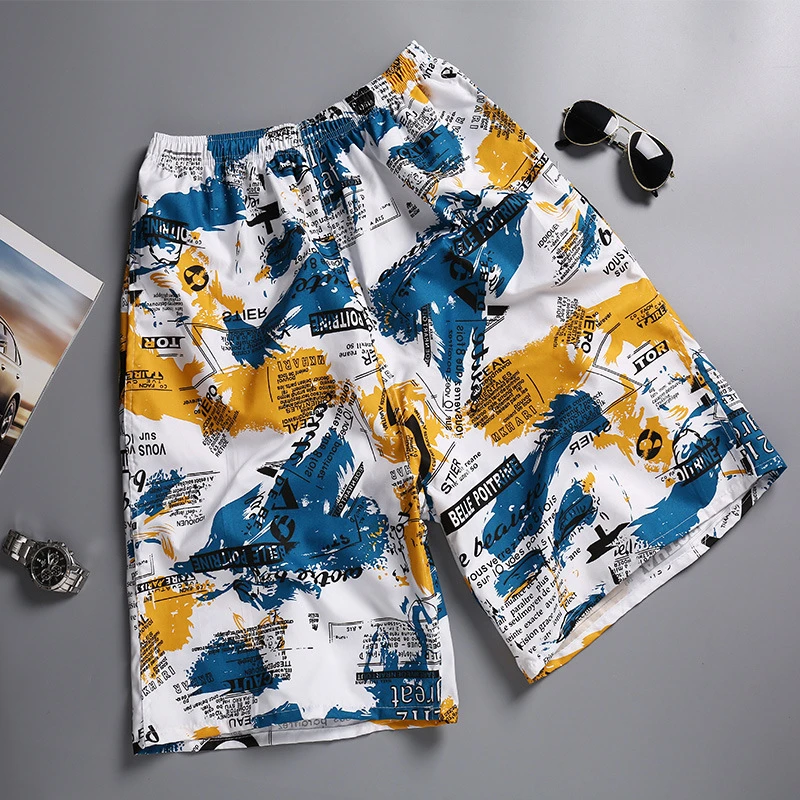 

Men's Summer New Shorts Beach Pants Loose Comfortable Breathable 3D Printed Hawaiian Gym Board Shorts Swimsuit Graphic Shorts