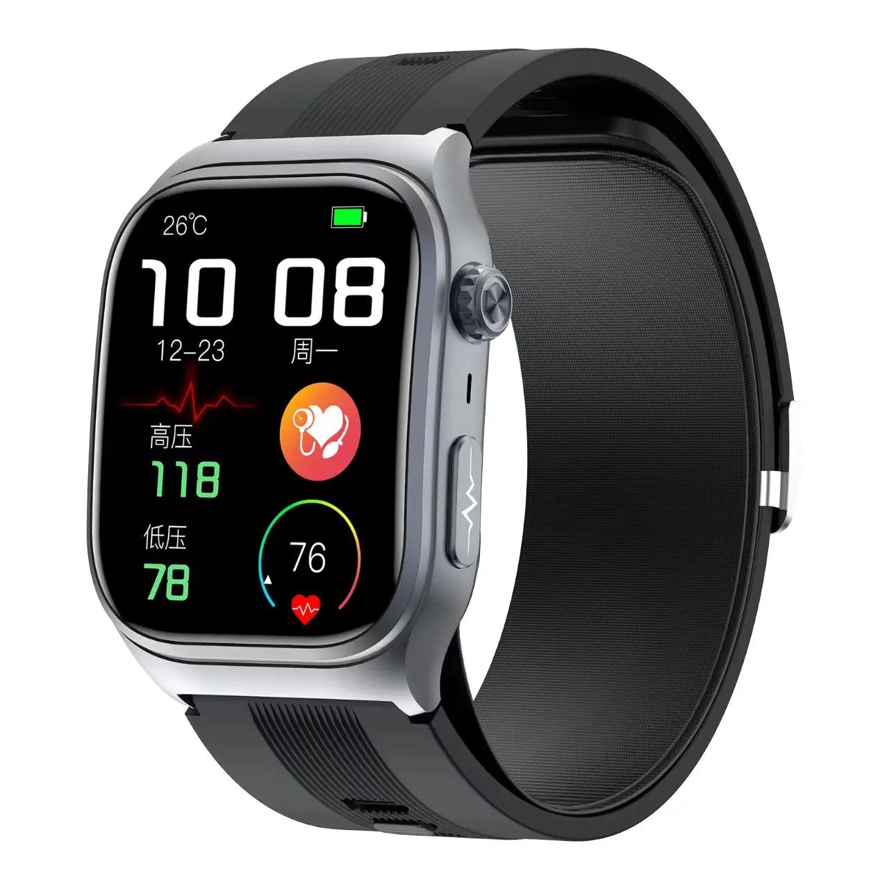 Smart Watch Bluetooth Call Non invasive Blood Glucose ECG Blood Pressure Composition Measurement Healthy Sleep Exercise