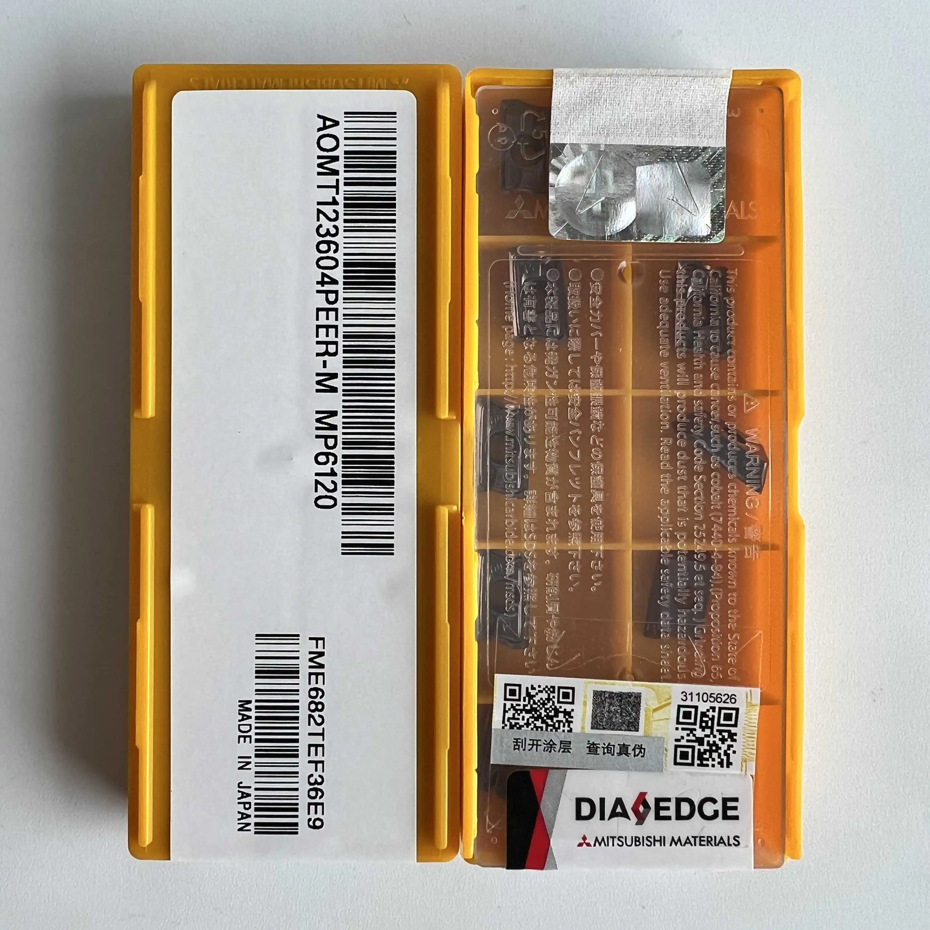 

10 шт., карбидные лезвия CNC AOMT123604PEER-M MP6120