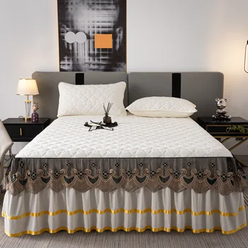 Queen bed cover Double bed spread Deluxe bed spread 150 bed spread 180 bed spread lace mattress cover single shipping included