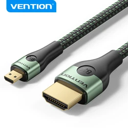 Vention 8K Micro HDMI to HDMI Cable for Tablets, Cameras, and Projectors (Micro HDMI 8K60Hz)