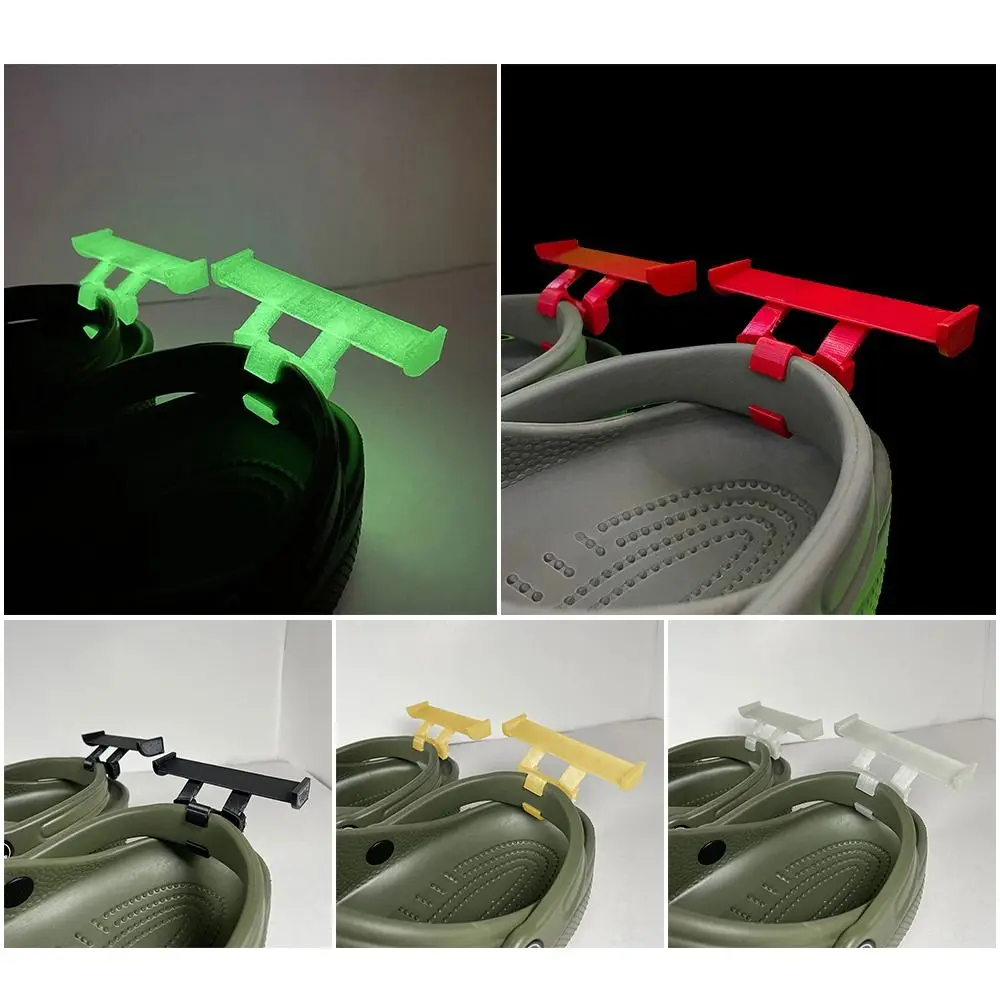 2Pcs Decorations for Sandals Clog Sandals Croc Cave Slipper Tail Decoration Charm Buckle Shoe Decoration Clips Shoes Buckle Clip