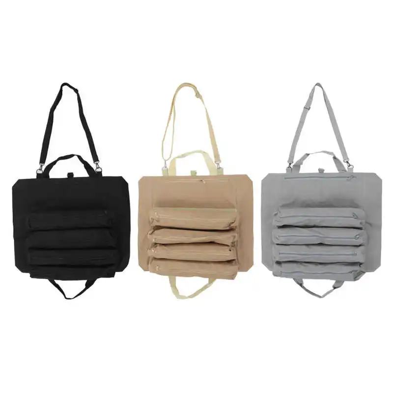 

3colors Roll Up Tool Bag Multi Purpose Tool Pouch Portable Multi Pocket Hanging Oxford Cloth Electrician Bag