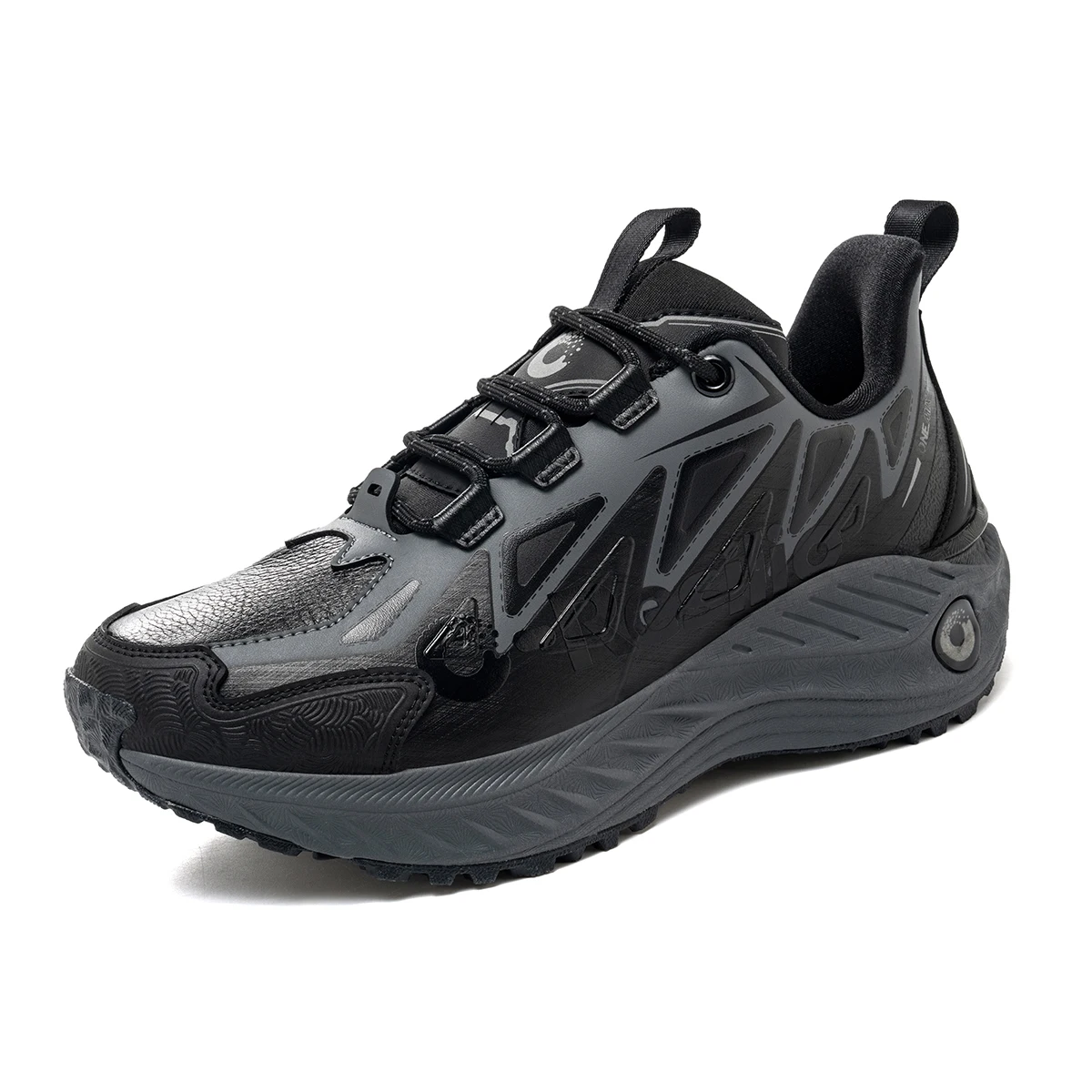 أحذية الجري ONEMIX للرجال، أحذية رياضية جلدية يمكن...