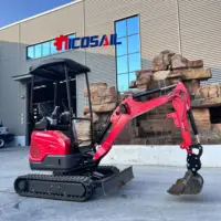 Cheap Mini Excavator Price 1.8T Crawler Mini Excavator Hydraulic High Quality 1.8T Agricultural Mini Excavator
