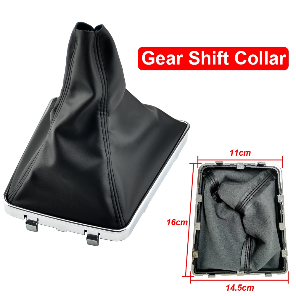 

Gear Shift Knob Gaiter Boot Cover Case For Opel ASTRA H Gear Shifter Handbrake Parking Hand Brake Boot Cover Car Styling