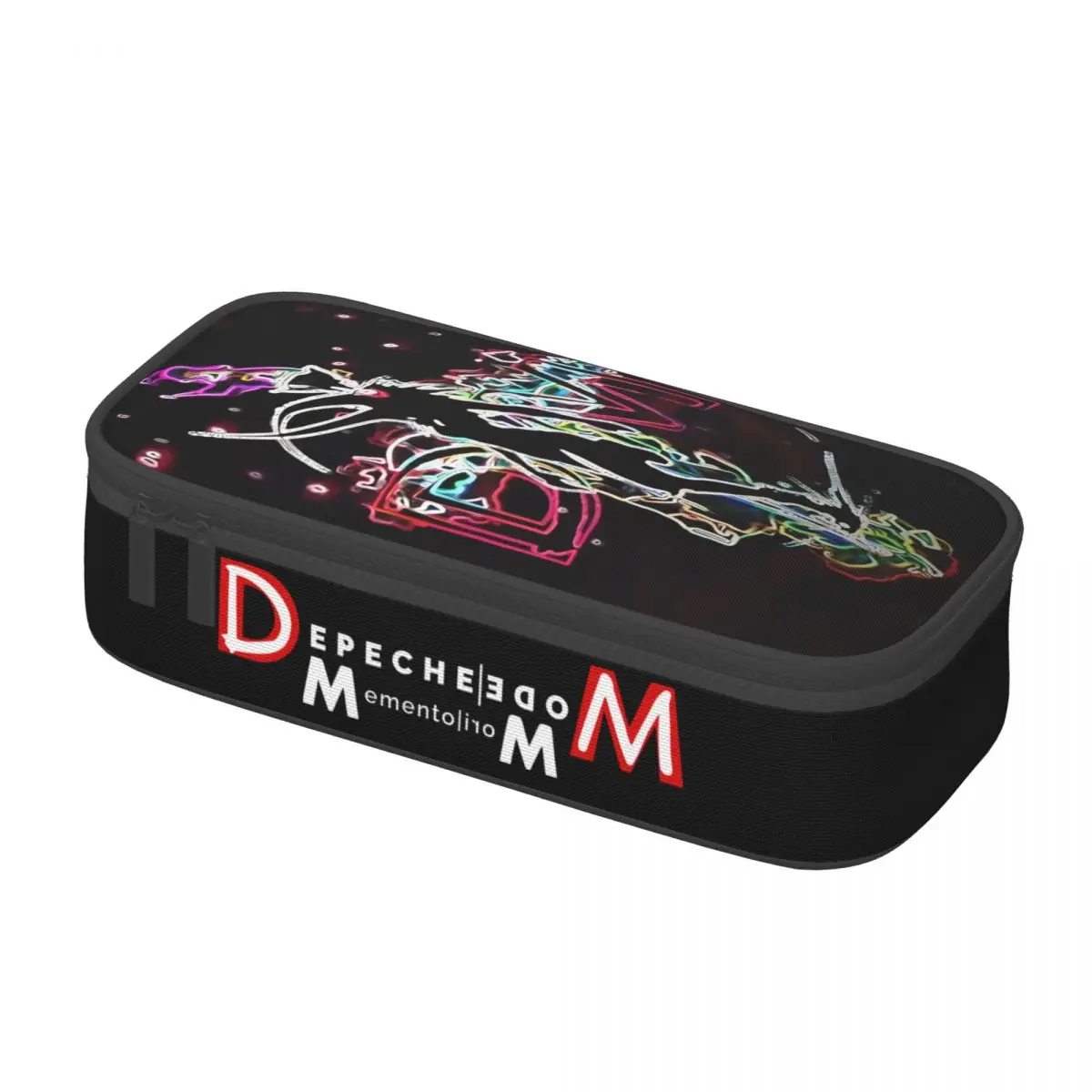 Korean Electronic Rock Depeche Cool Mode Pencil Cases for Girls Boys Large Storage Pen Bag Box Stationery