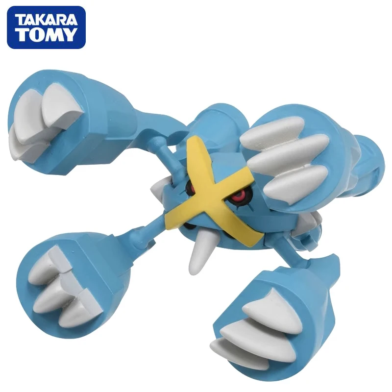 

Original TAKARA TOMY Pokemon Metagross 4cm Mini Size Anime Figure Nice Model Ornament Collection Gift Toys